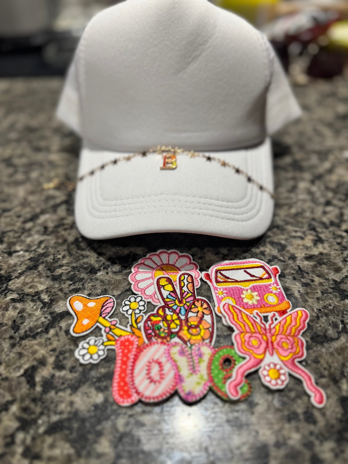 Hippie/boho Trucker hat
