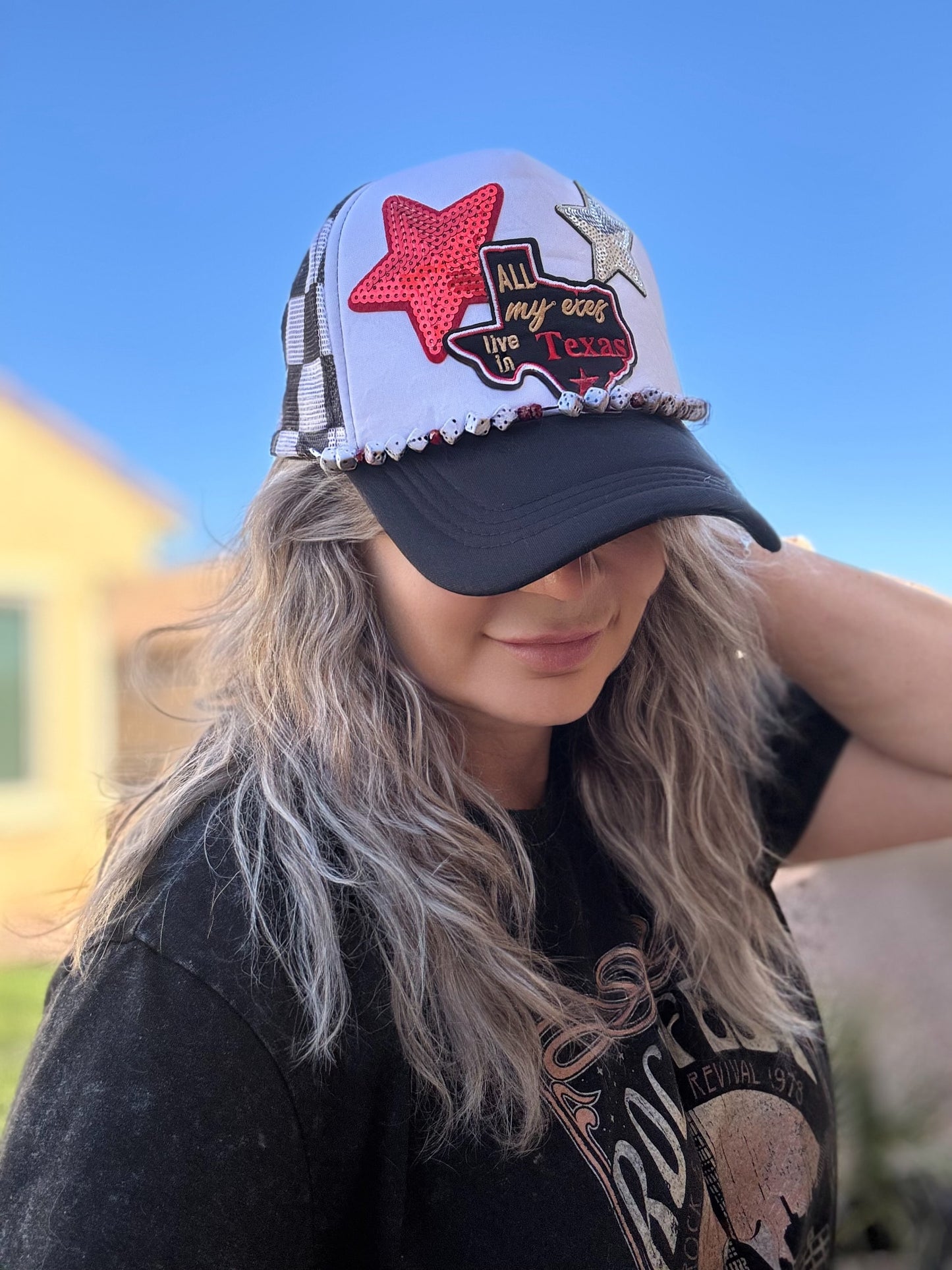 Texas Trouble -custom trucker hat