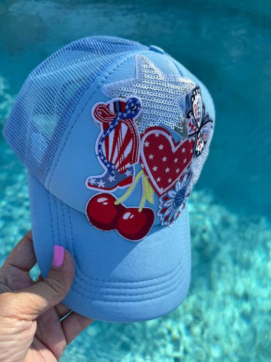 Americana Sweetheart Trucker Hat