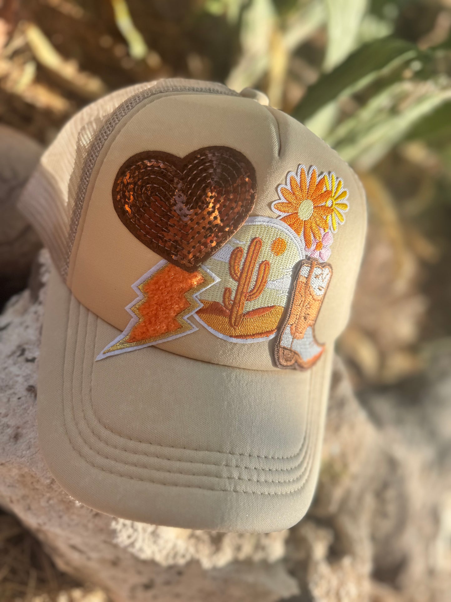 Desert Dreamer Trucker Hat – Western Sunset Style