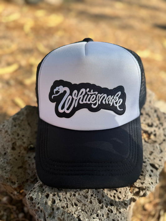 Whitesnake Trucker Hat – 80s Rock Band Style
