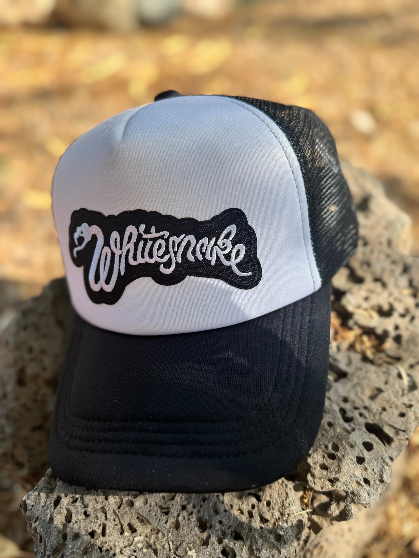 Whitesnake Trucker Hat – 80s Rock Band Style