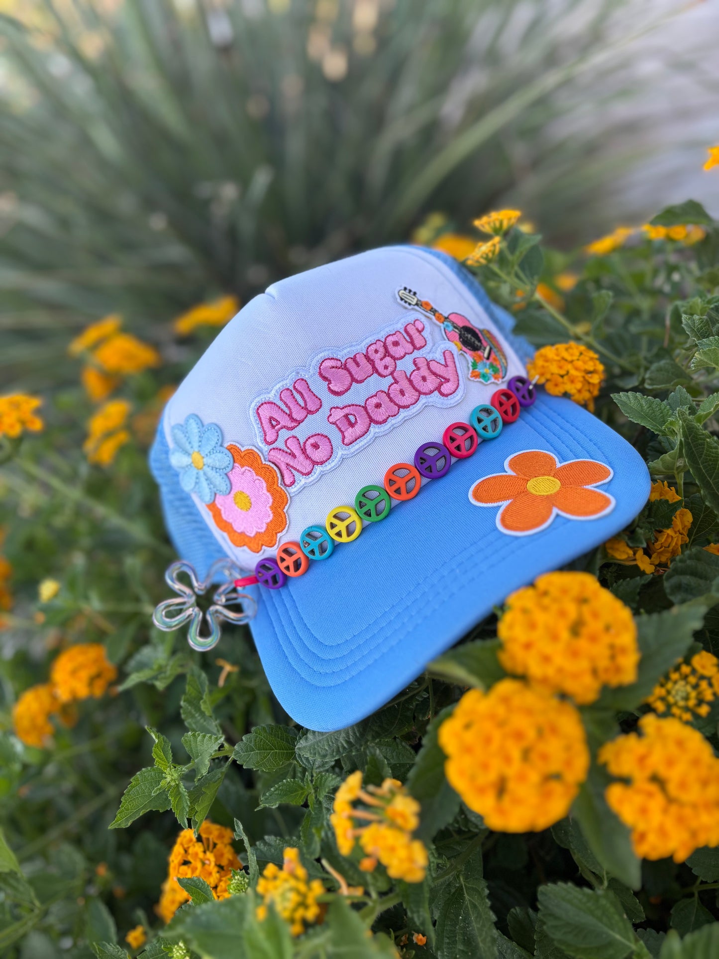 Sugar & Soul – Blue & White Trucker Hat