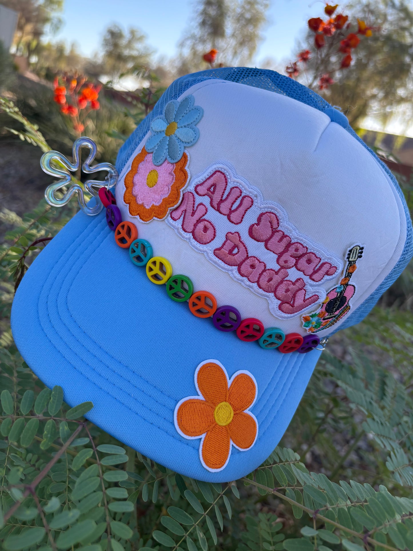 Sugar & Soul – Blue & White Trucker Hat