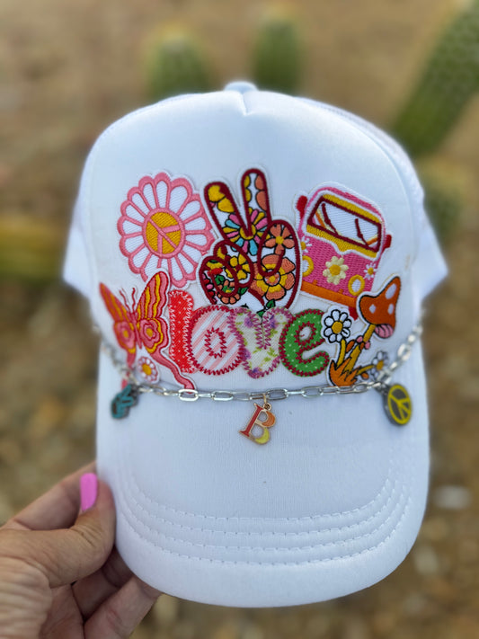 Hippie/boho Trucker hat