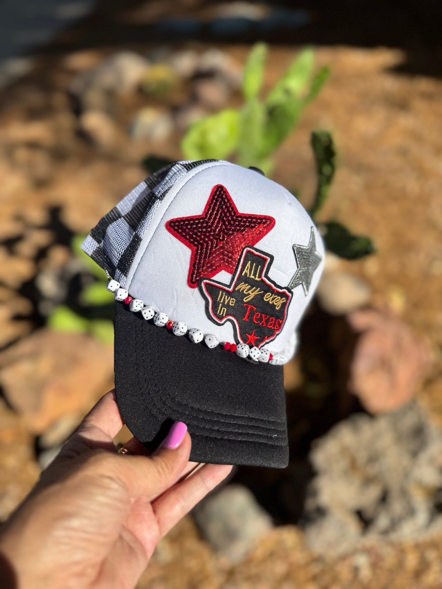 Texas Trouble -custom trucker hat