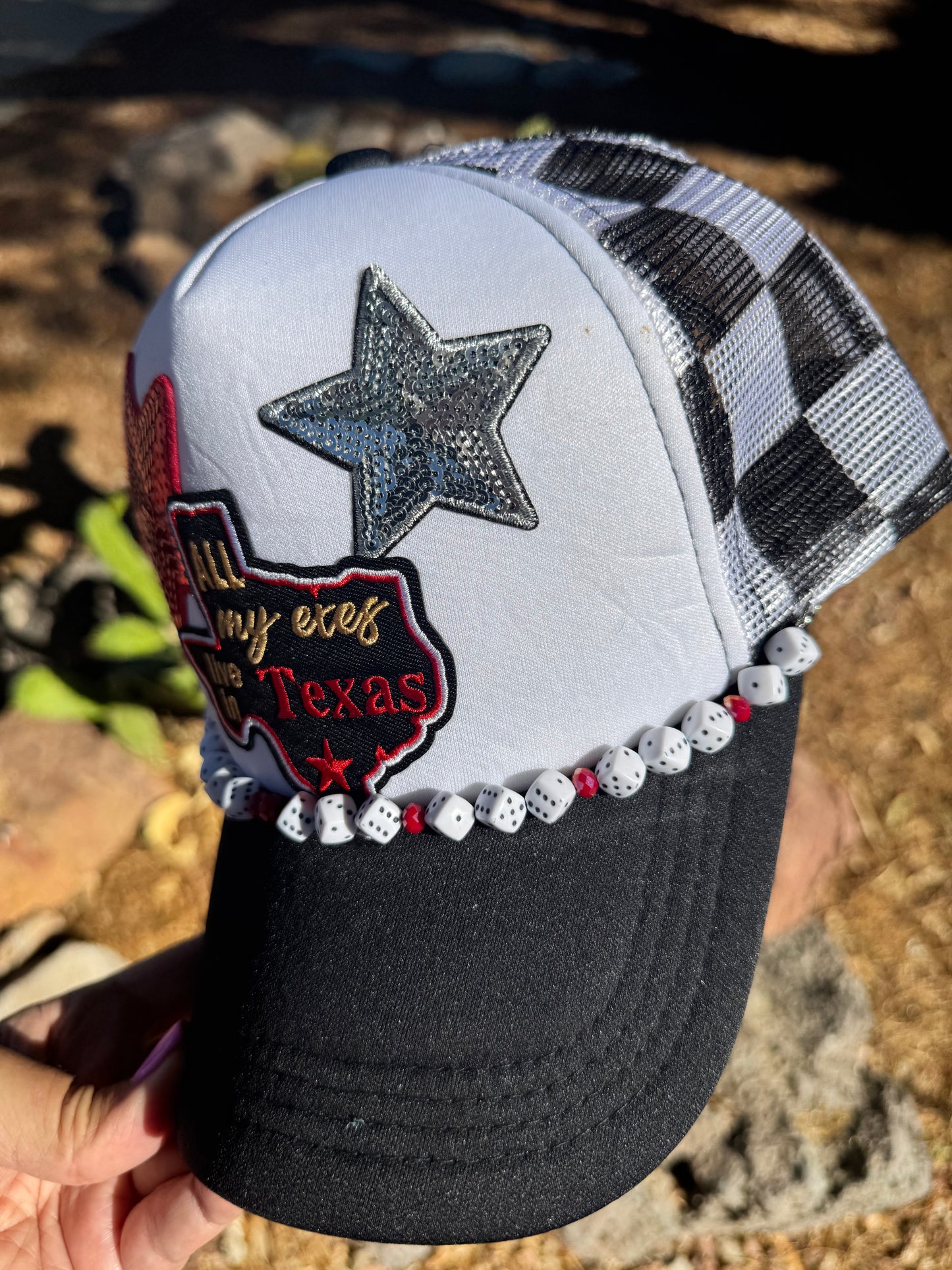 Texas Trouble -custom trucker hat