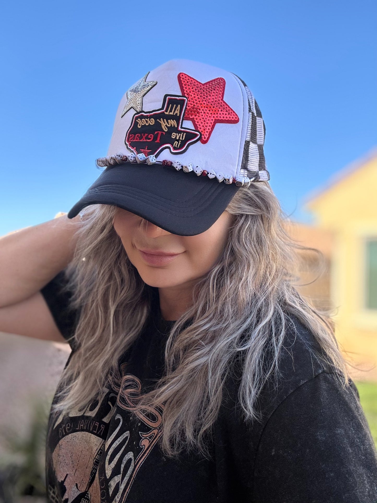 Texas Trouble -custom trucker hat