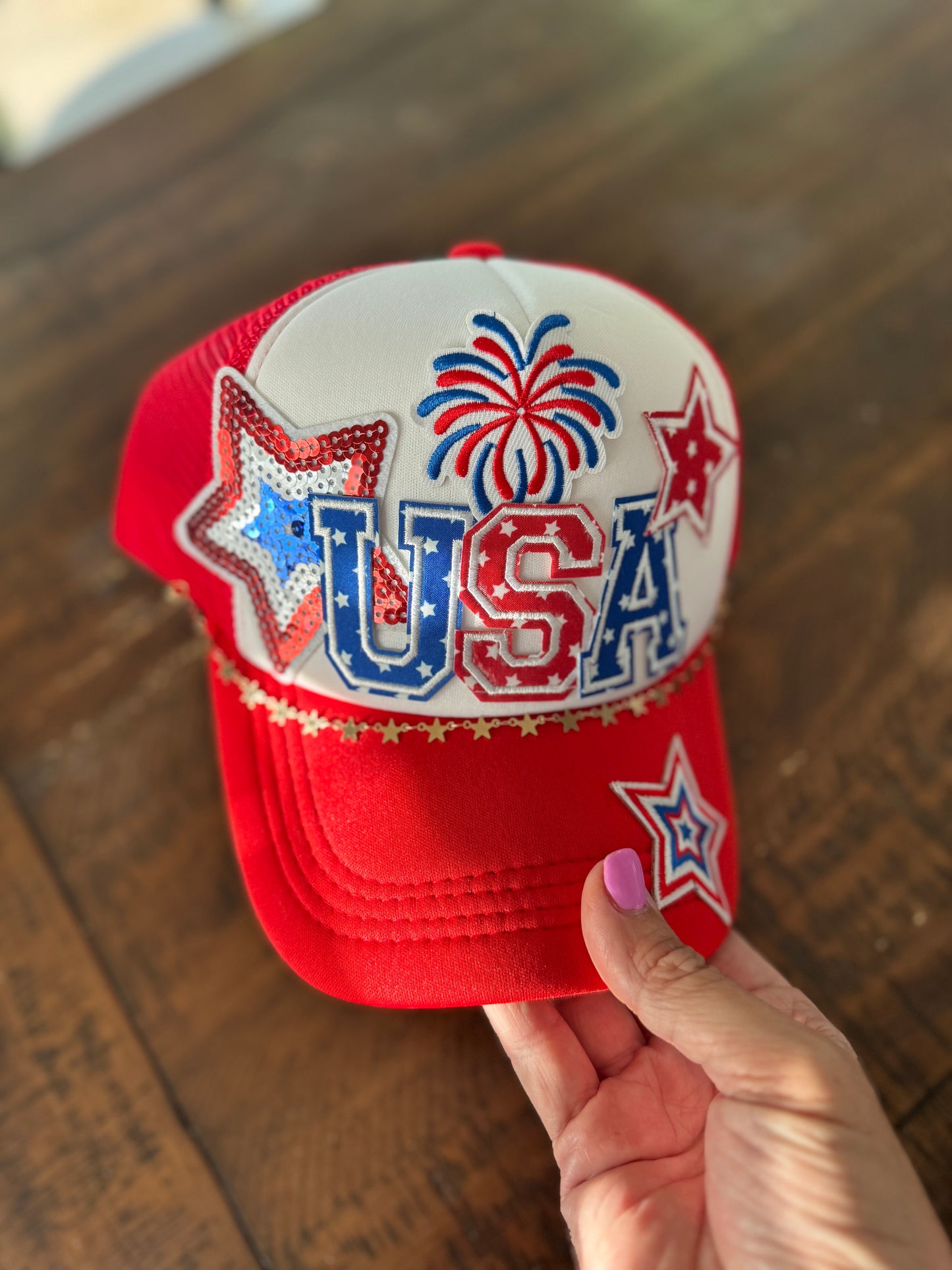 Star Spangled Babe – Custom Patriotic Trucker Hat