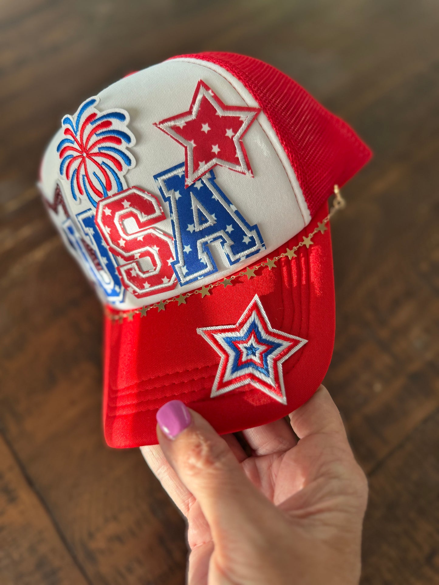Star Spangled Babe – Custom Patriotic Trucker Hat