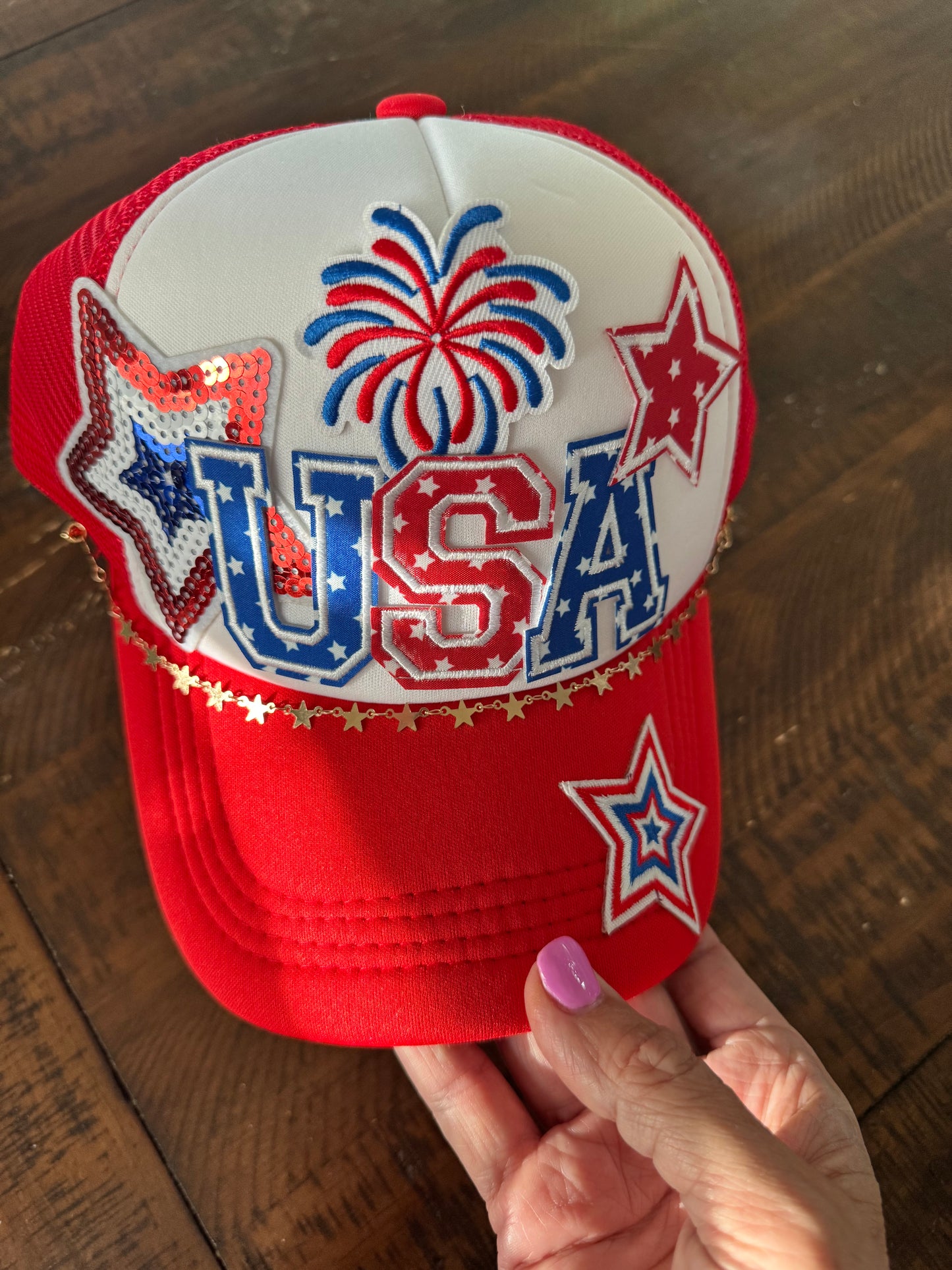 Star Spangled Babe – Custom Patriotic Trucker Hat