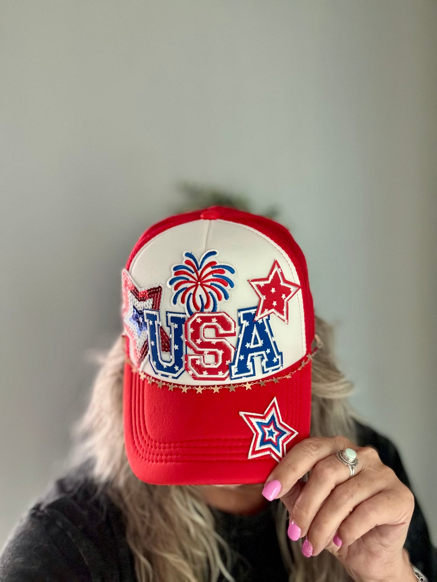 Star Spangled Babe – Custom Patriotic Trucker Hat