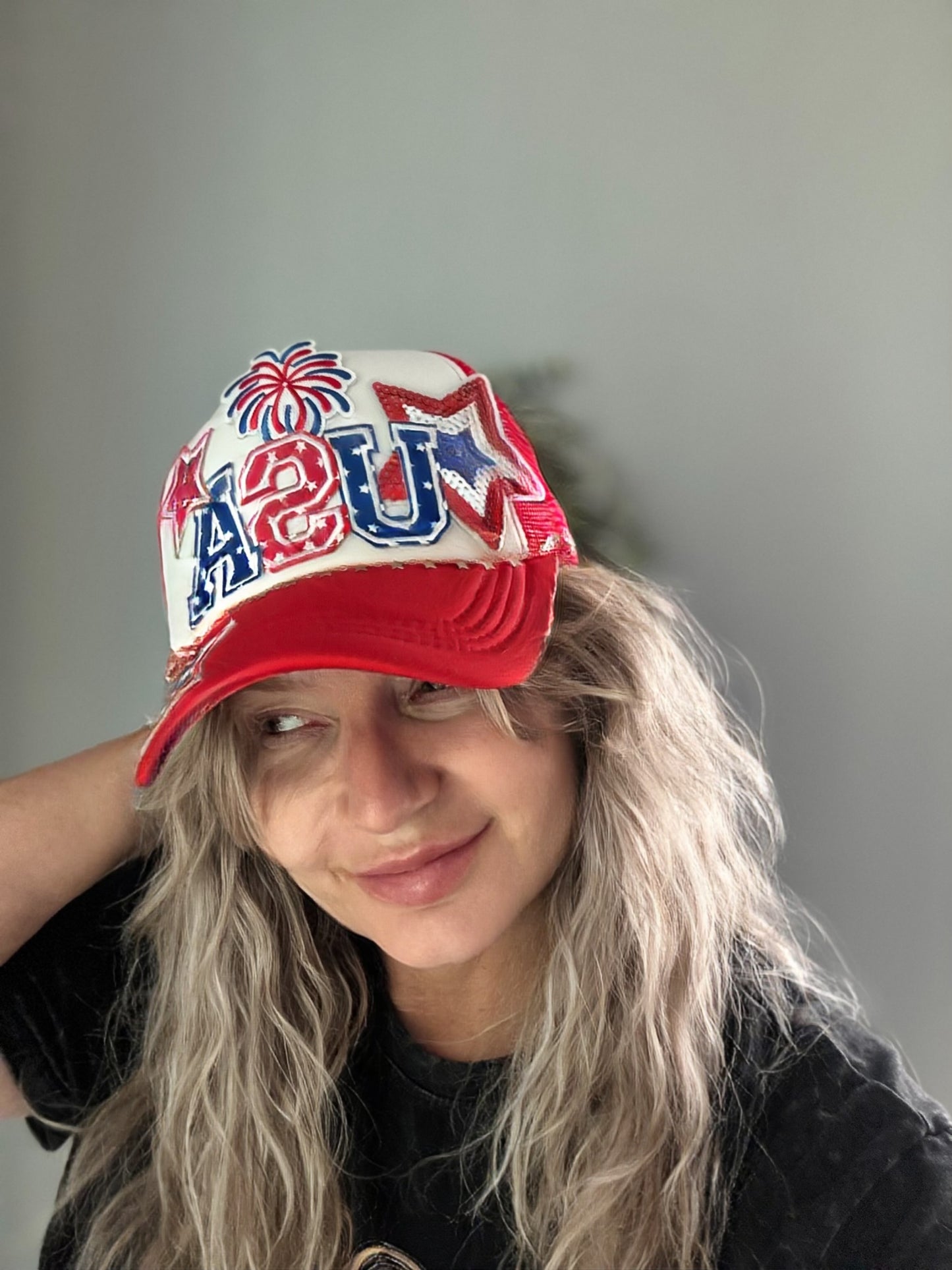 Star Spangled Babe – Custom Patriotic Trucker Hat