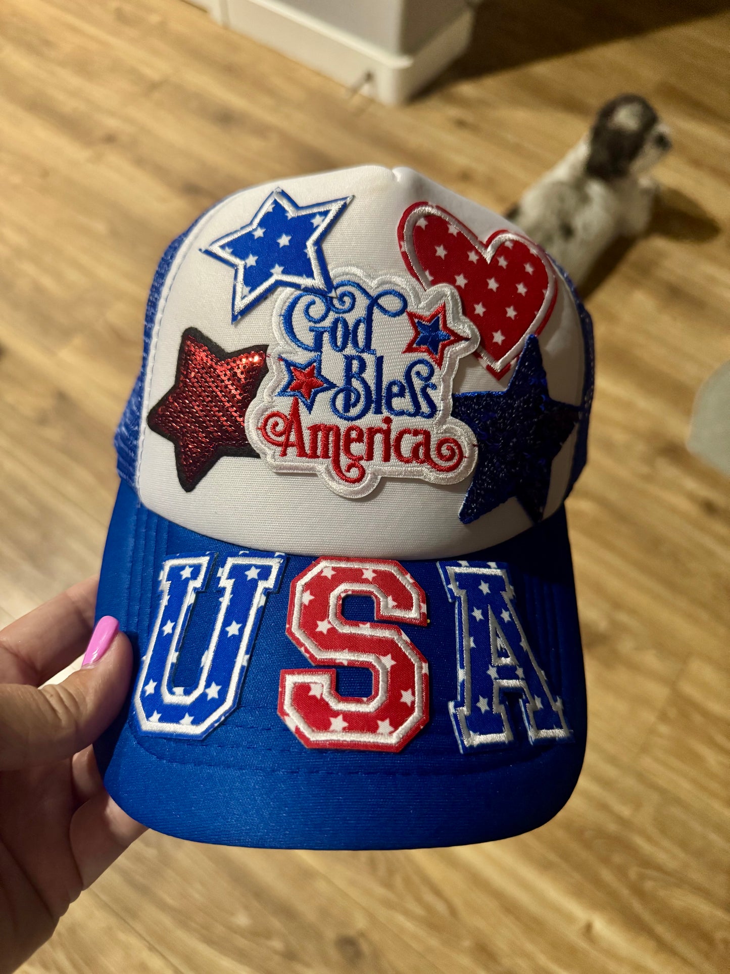 God Bless America – Trucker Hat 🇺🇸