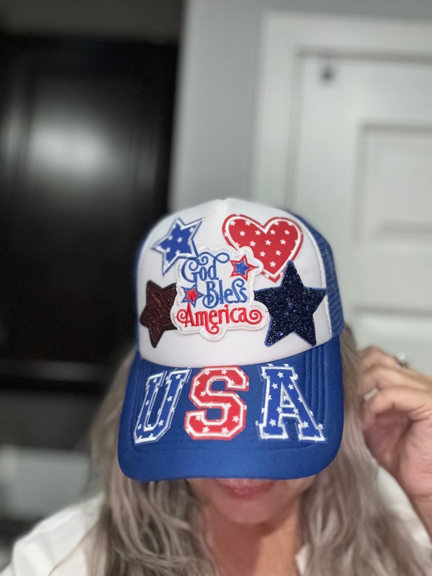 God Bless America – Trucker Hat 🇺🇸