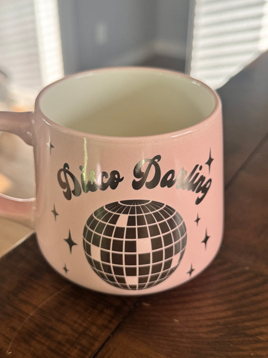 Disco Darling light pink mug