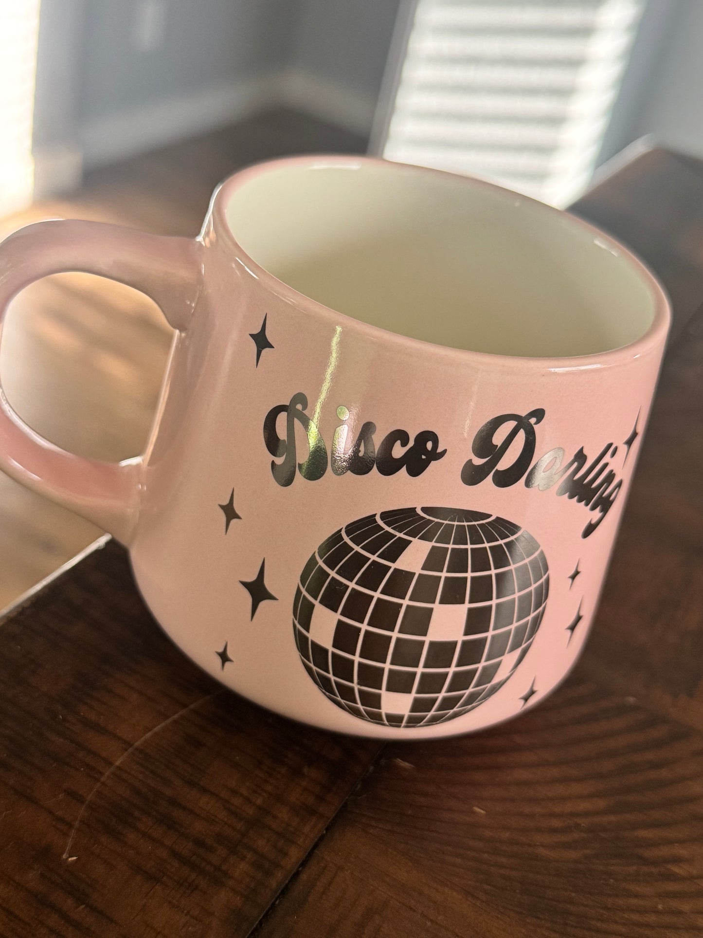 Disco Darling light pink mug