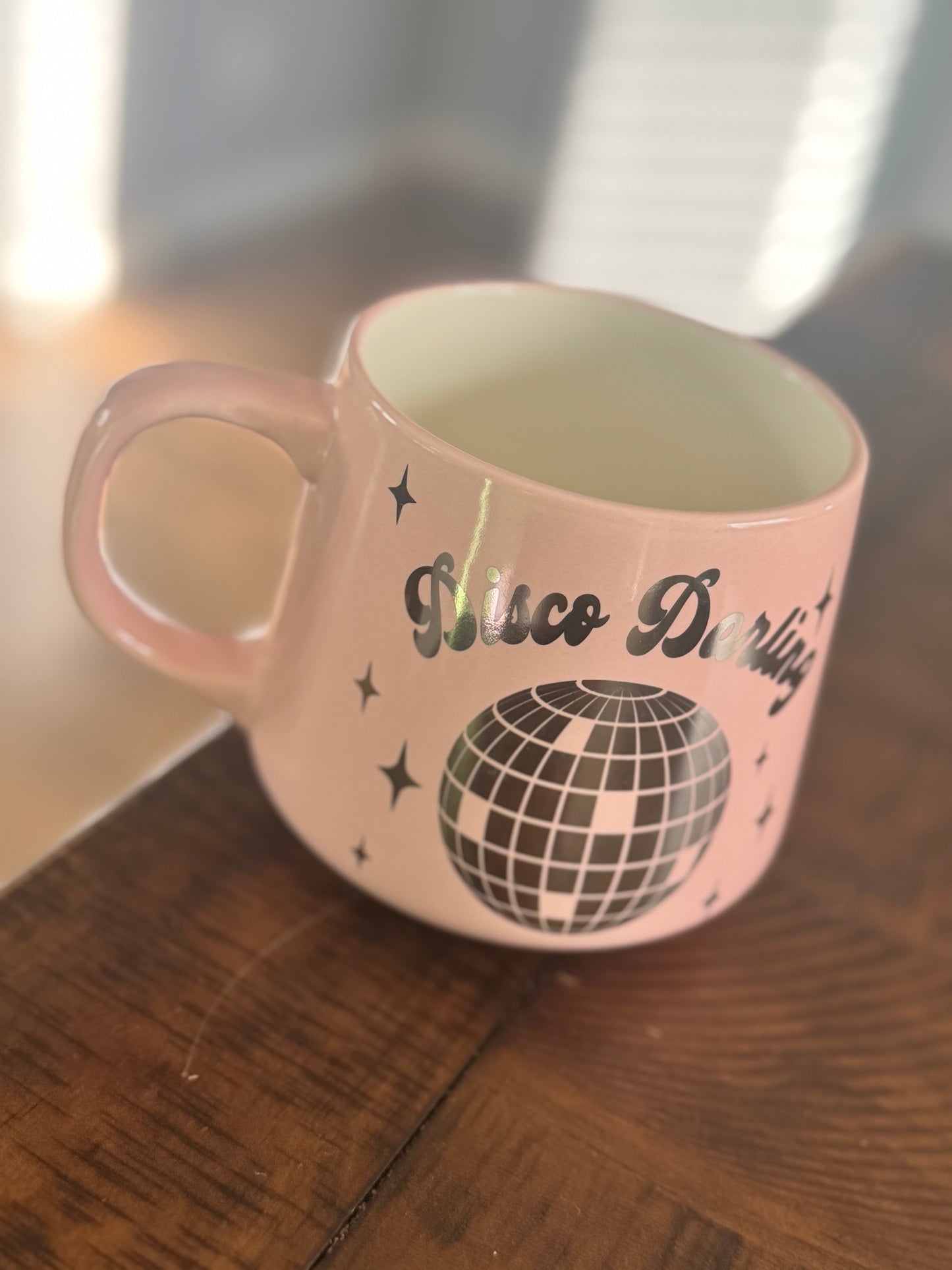 Disco Darling light pink mug