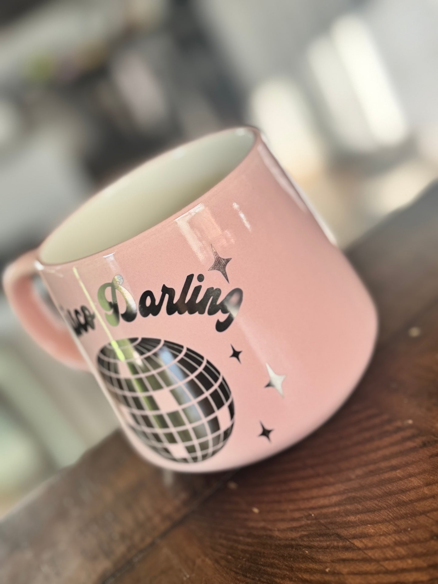 Disco Darling light pink mug