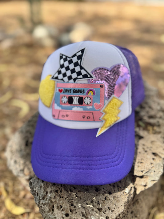 🎶 Love Songs Trucker Hat – 80s Vibes Edition 🎶